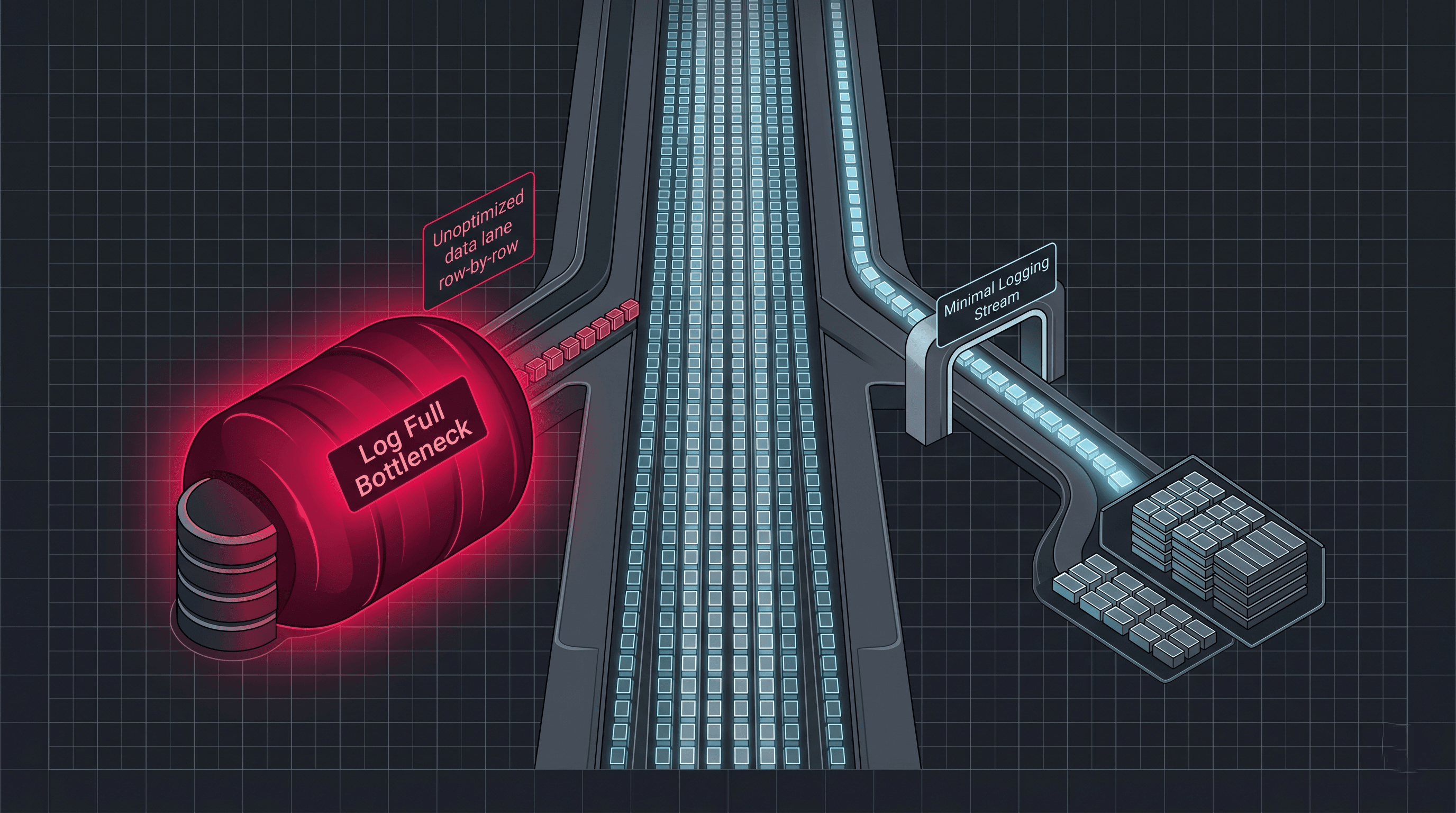 Mass Data Imports: How to Stop Transaction Log Bloat During Bulk Inserts
